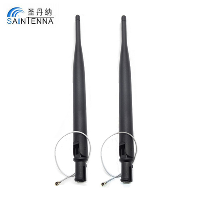 5DBI 2.4Ghz Rubber Omni WIFI Antenna With IPEX RF1.13 Jumper Pigtail Cable